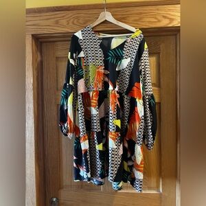 Colorful Patterned Dress